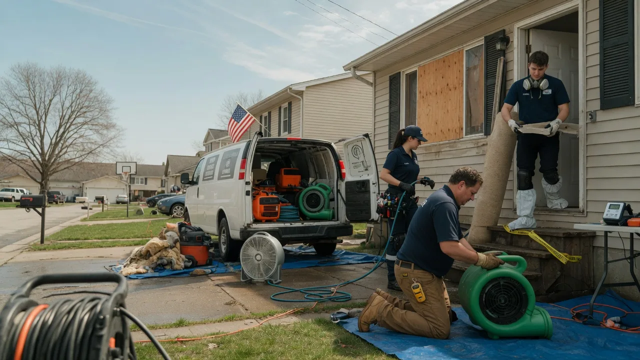 Water Damage Restoration in Rock Island, IL near me
